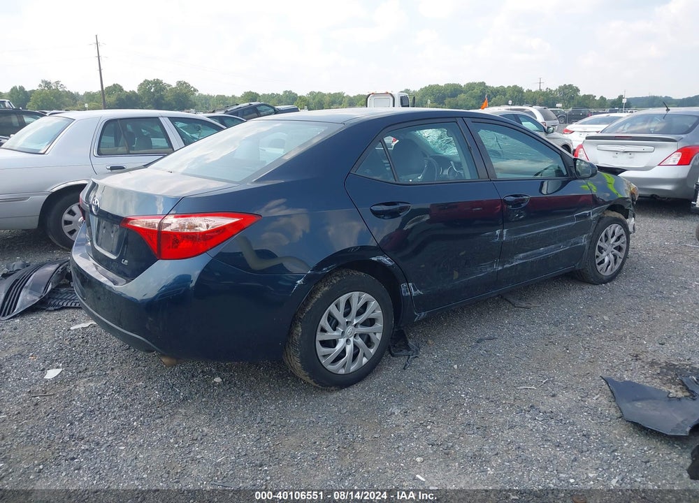 2018 TOYOTA COROLLA LE VIN: 2T1BURHE5JC975540