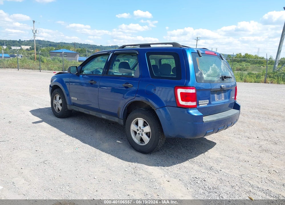 2008 FORD ESCAPE XLS VIN: 1FMCU92Z08KA18480