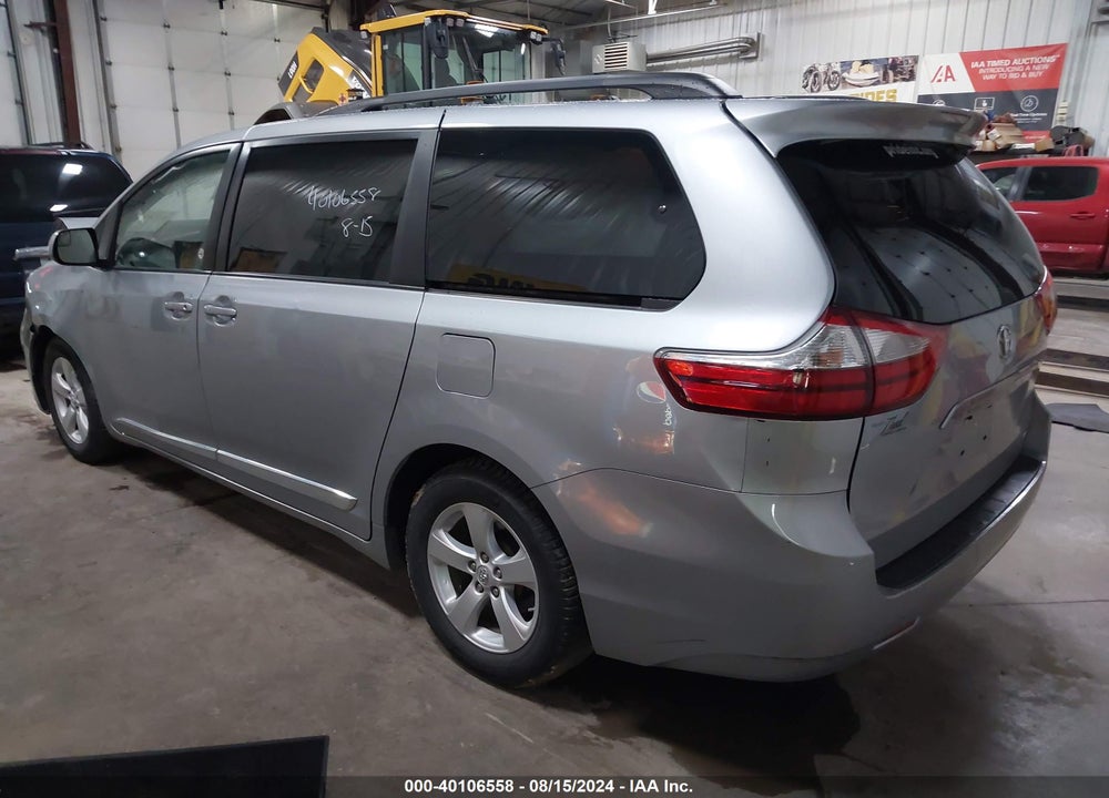 2015 TOYOTA SIENNA LE 8 PASSENGER VIN: 5TDKK3DC6FS539978
