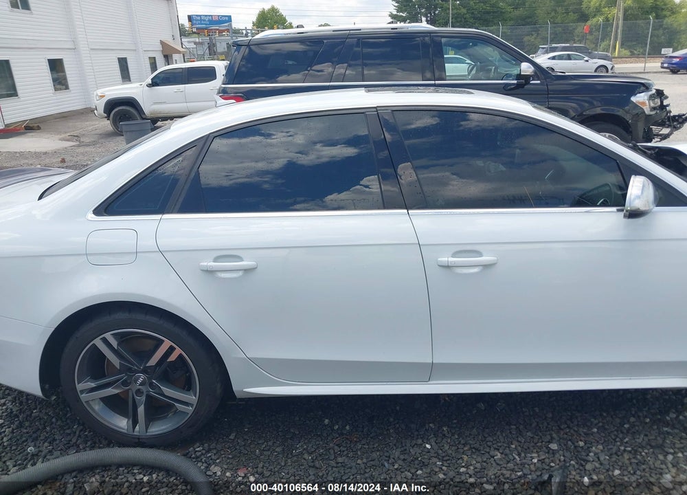 2014 AUDI S4 3.0T PREMIUM PLUS VIN: WAUBGAFL4EA157119