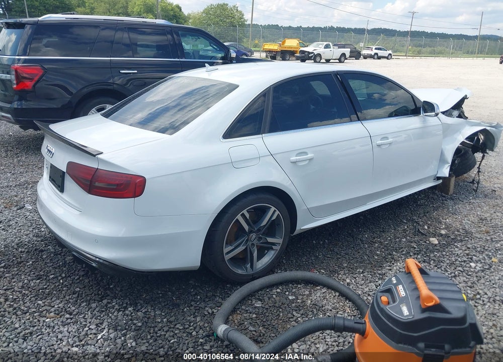 2014 AUDI S4 3.0T PREMIUM PLUS VIN: WAUBGAFL4EA157119