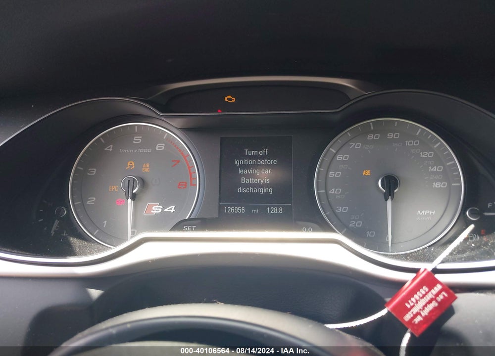 2014 AUDI S4 3.0T PREMIUM PLUS VIN: WAUBGAFL4EA157119