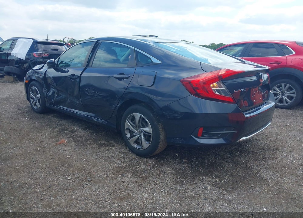 2019 HONDA CIVIC LX VIN: 2HGFC2F62KH534366