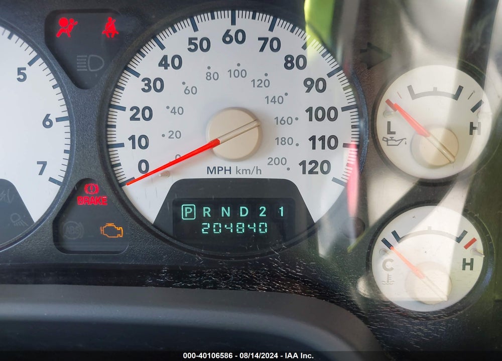 2006 DODGE RAM 1500 SLT VIN: 1D7HA18N26S642776