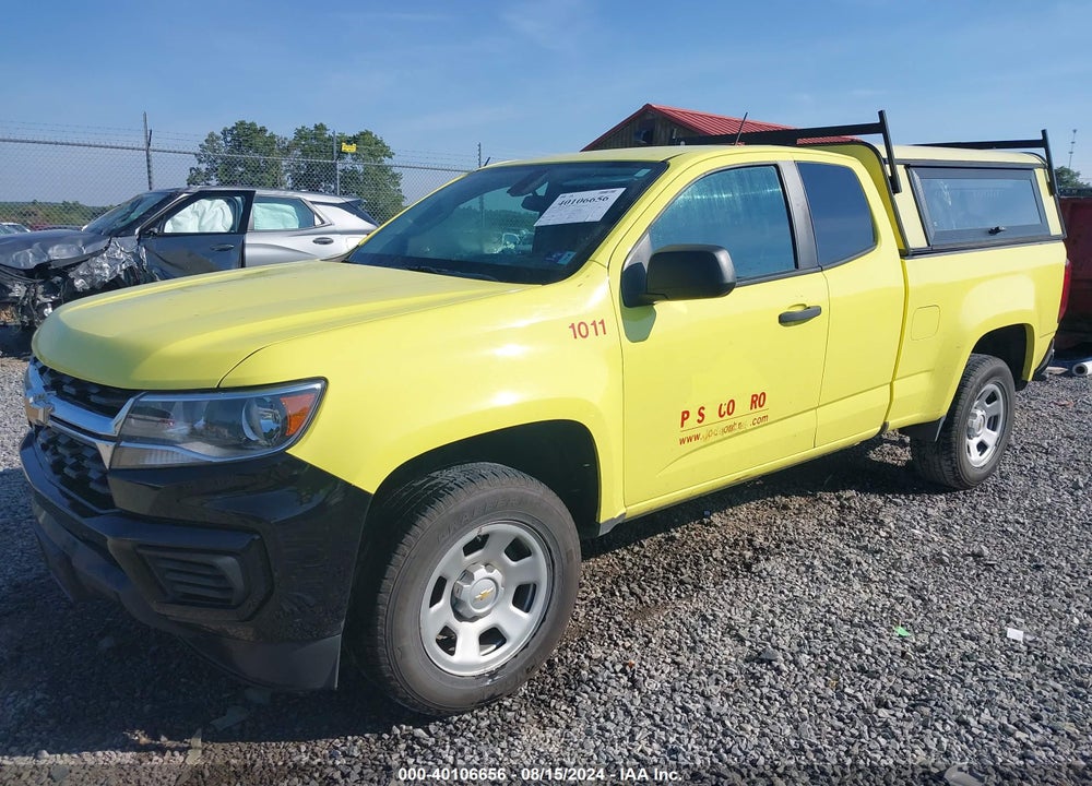 2021 CHEVROLET COLORADO 2WD LONG BOX WT VIN: 1GCHSBEA8M1177194