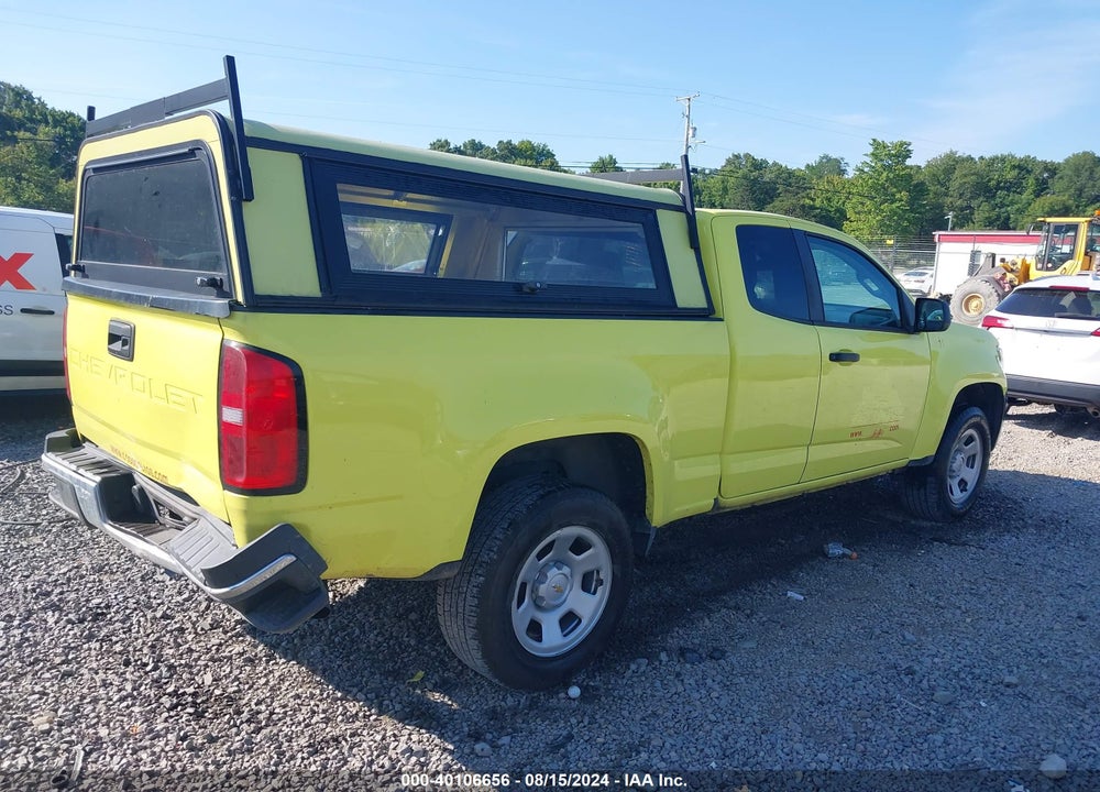2021 CHEVROLET COLORADO 2WD LONG BOX WT VIN: 1GCHSBEA8M1177194