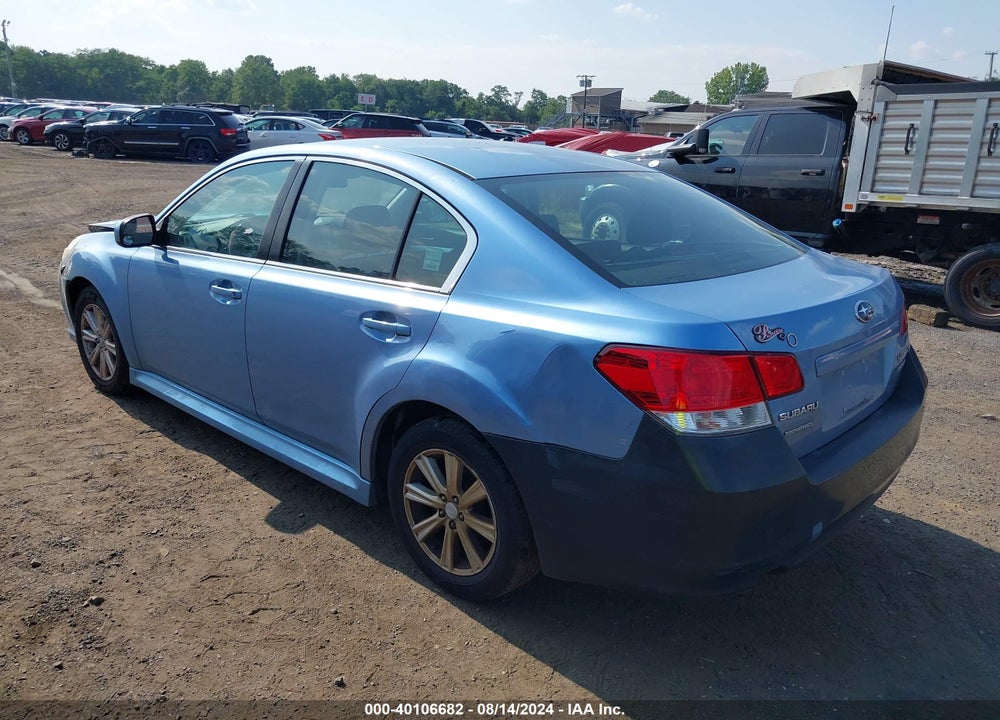 2012 SUBARU LEGACY 2.5I VIN: 4S3BMBA61C3003066