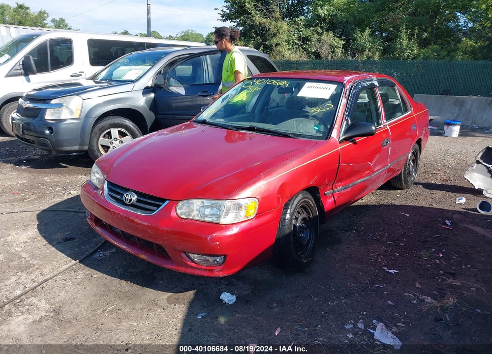 2001 TOYOTA COROLLA CE VIN: 2T1BR12E81C416950