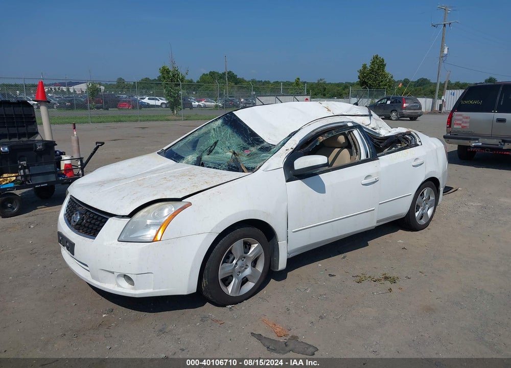 2008 NISSAN SENTRA 2.0S VIN: 3N1AB61E38L647781