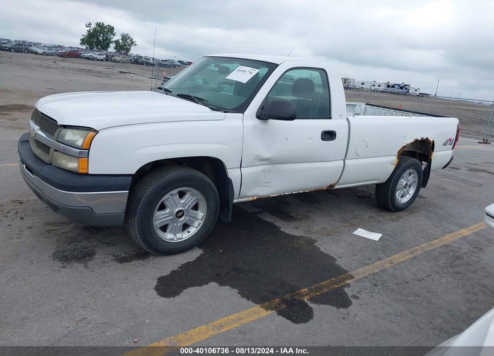 2004 CHEVROLET SILVERADO 1500 WORK TRUCK VIN: 1GCEK14XX4Z235097
