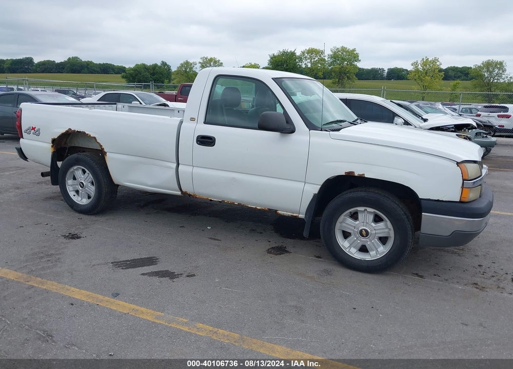 2004 CHEVROLET SILVERADO 1500 WORK TRUCK VIN: 1GCEK14XX4Z235097