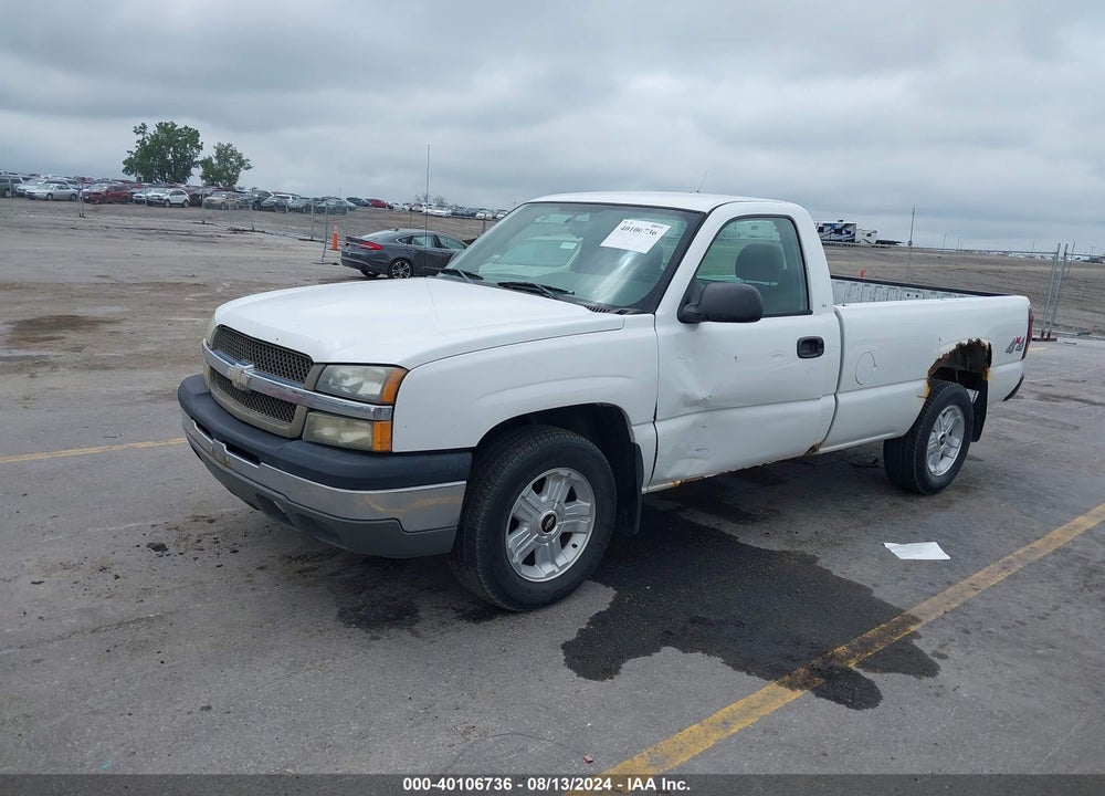 2004 CHEVROLET SILVERADO 1500 WORK TRUCK VIN: 1GCEK14XX4Z235097