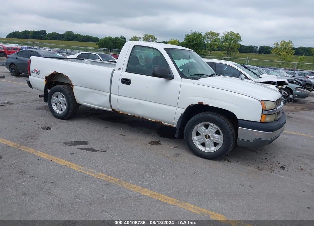 2004 CHEVROLET SILVERADO 1500 WORK TRUCK VIN: 1GCEK14XX4Z235097