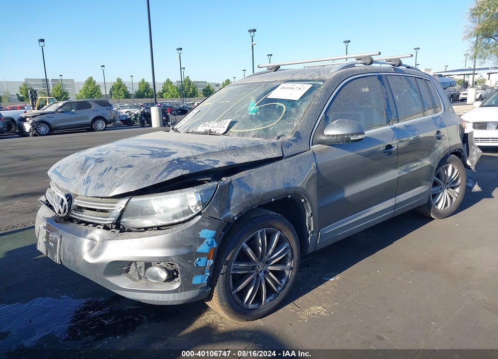 2013 VOLKSWAGEN TIGUAN SE VIN: WVGAV3AX7DW571888