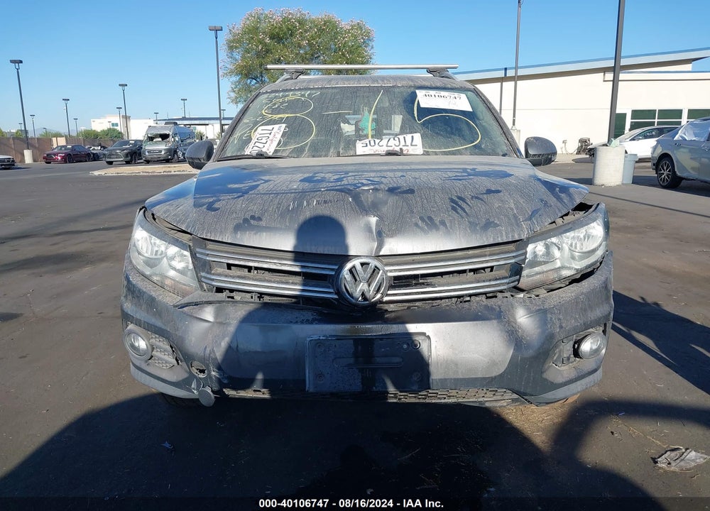2013 VOLKSWAGEN TIGUAN SE VIN: WVGAV3AX7DW571888