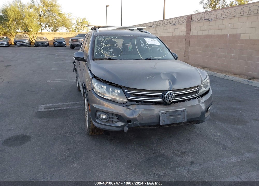 2013 VOLKSWAGEN TIGUAN SE VIN: WVGAV3AX7DW571888