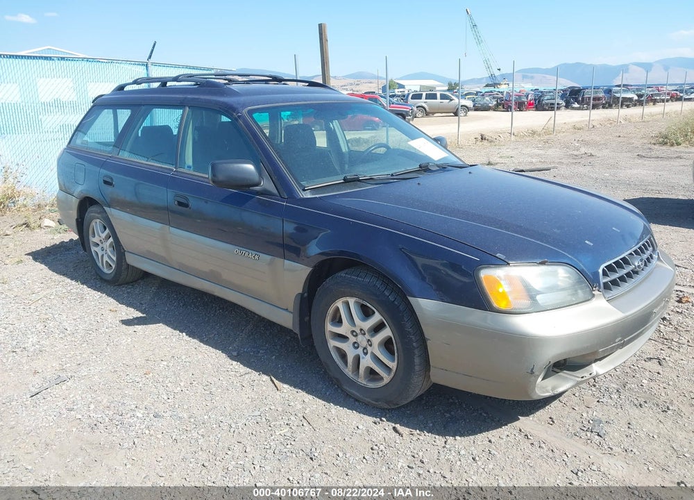 2003 SUBARU OUTBACK VIN: 4S3BH675337628989
