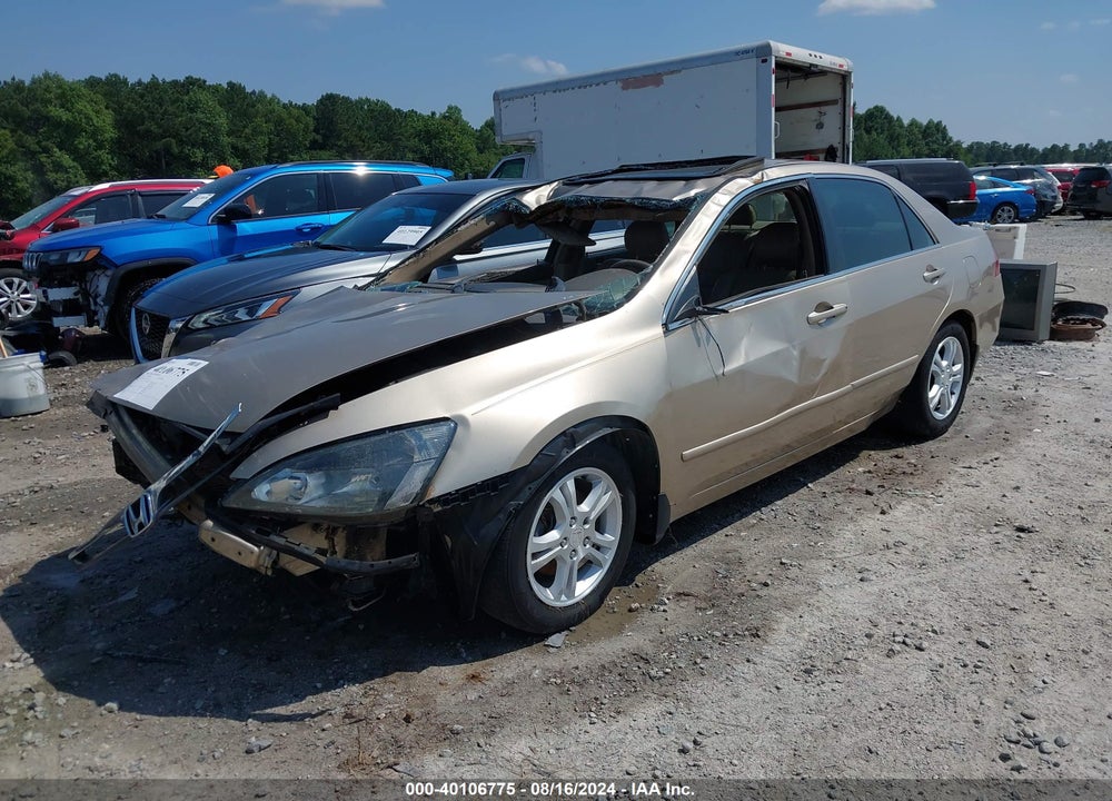 2007 HONDA ACCORD 2.4 EX VIN: 1HGCM568X7A119000