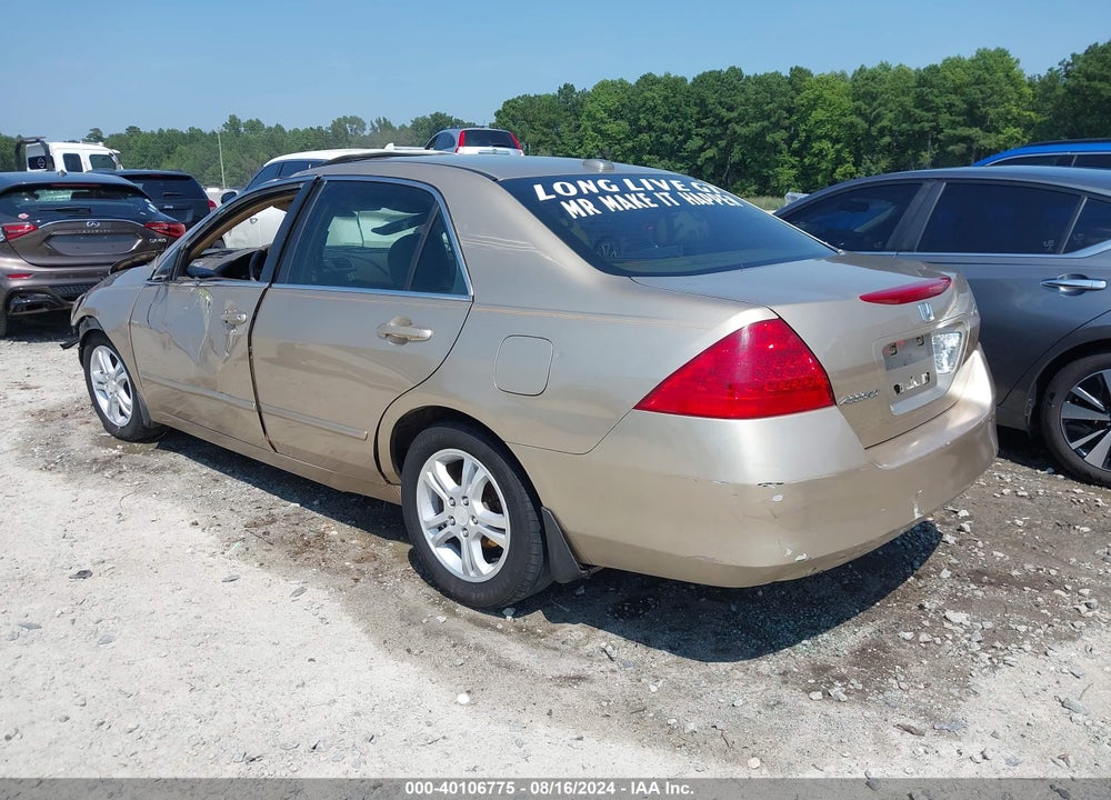 2007 HONDA ACCORD 2.4 EX VIN: 1HGCM568X7A119000
