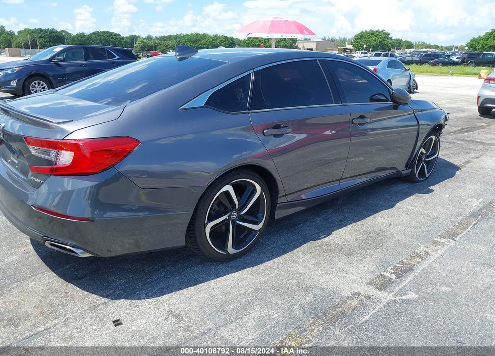 2019 HONDA ACCORD SPORT VIN: 1HGCV1F38KA125560