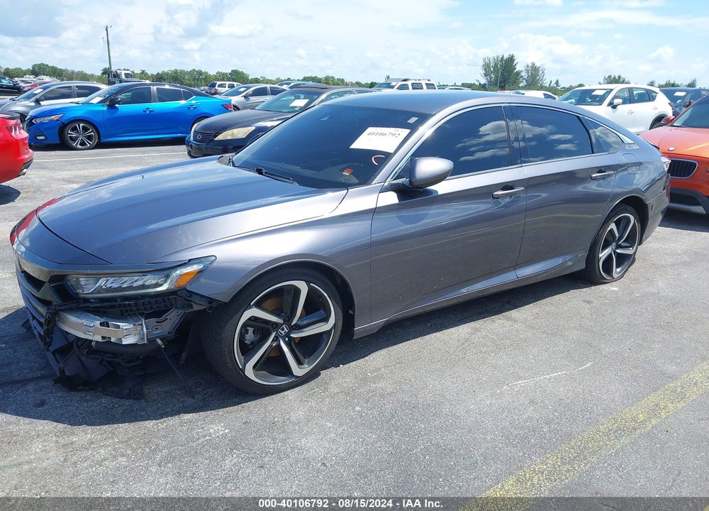 2019 HONDA ACCORD SPORT VIN: 1HGCV1F38KA125560