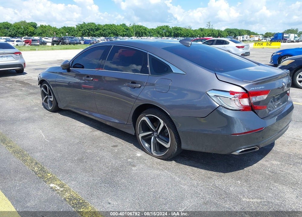 2019 HONDA ACCORD SPORT VIN: 1HGCV1F38KA125560
