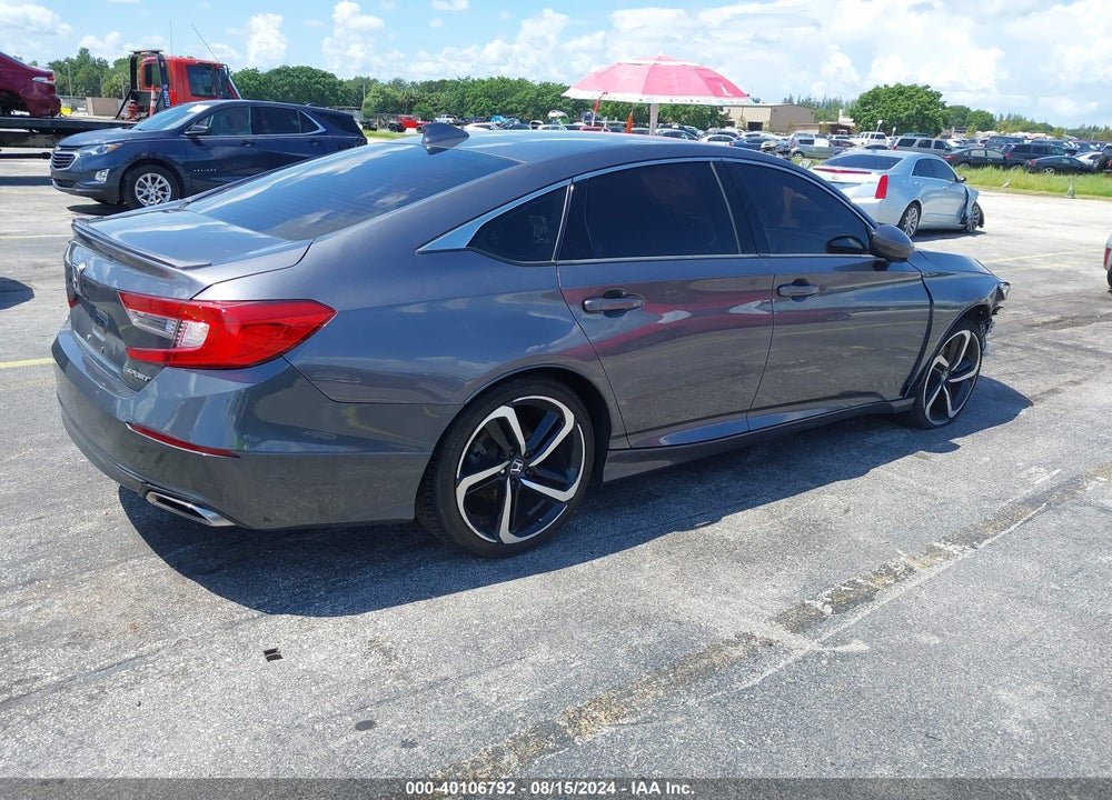 2019 HONDA ACCORD SPORT VIN: 1HGCV1F38KA125560