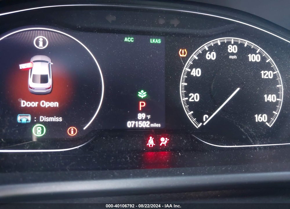 2019 HONDA ACCORD SPORT VIN: 1HGCV1F38KA125560
