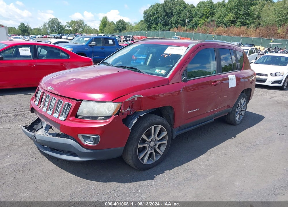 2014 JEEP COMPASS LIMITED VIN: 1C4NJCCB2ED877185