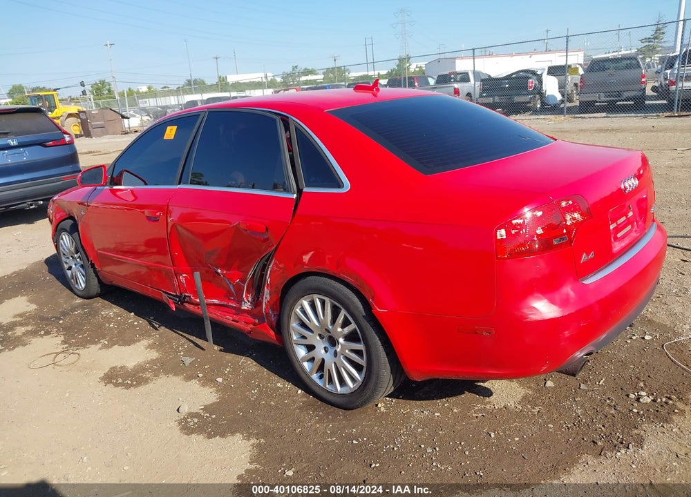 2005 AUDI A4 2.0T VIN: WAUDF68E95A479813
