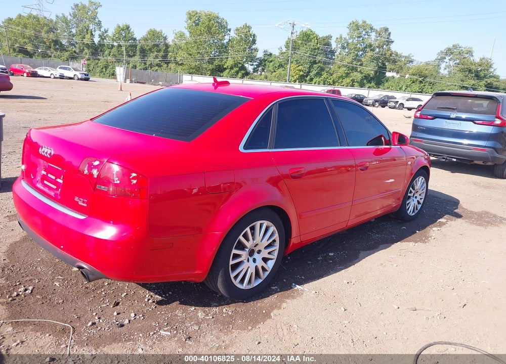 2005 AUDI A4 2.0T VIN: WAUDF68E95A479813