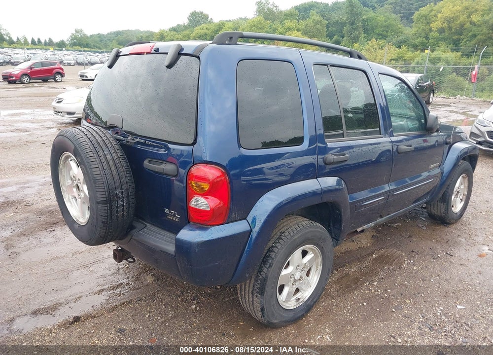 2004 JEEP LIBERTY LIMITED EDITION VIN: 1J4GL58K34W102785