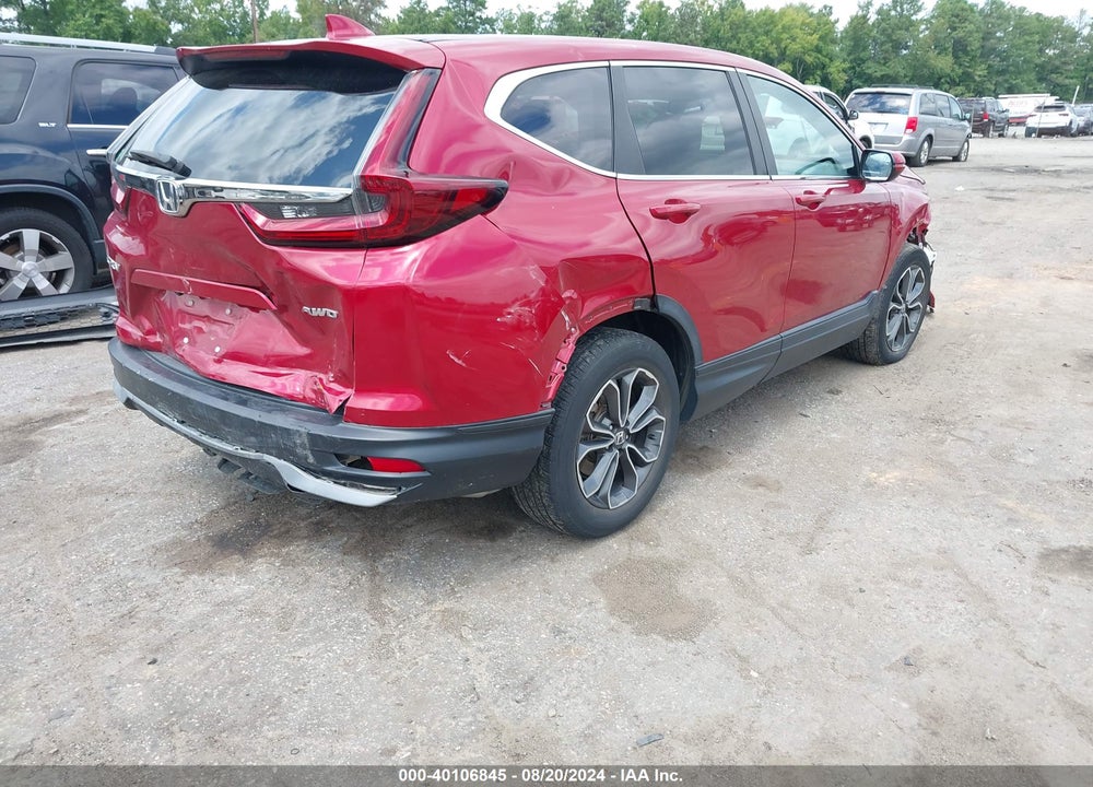 2021 HONDA CR-V AWD EX-L VIN: 5J6RW2H86MA002387
