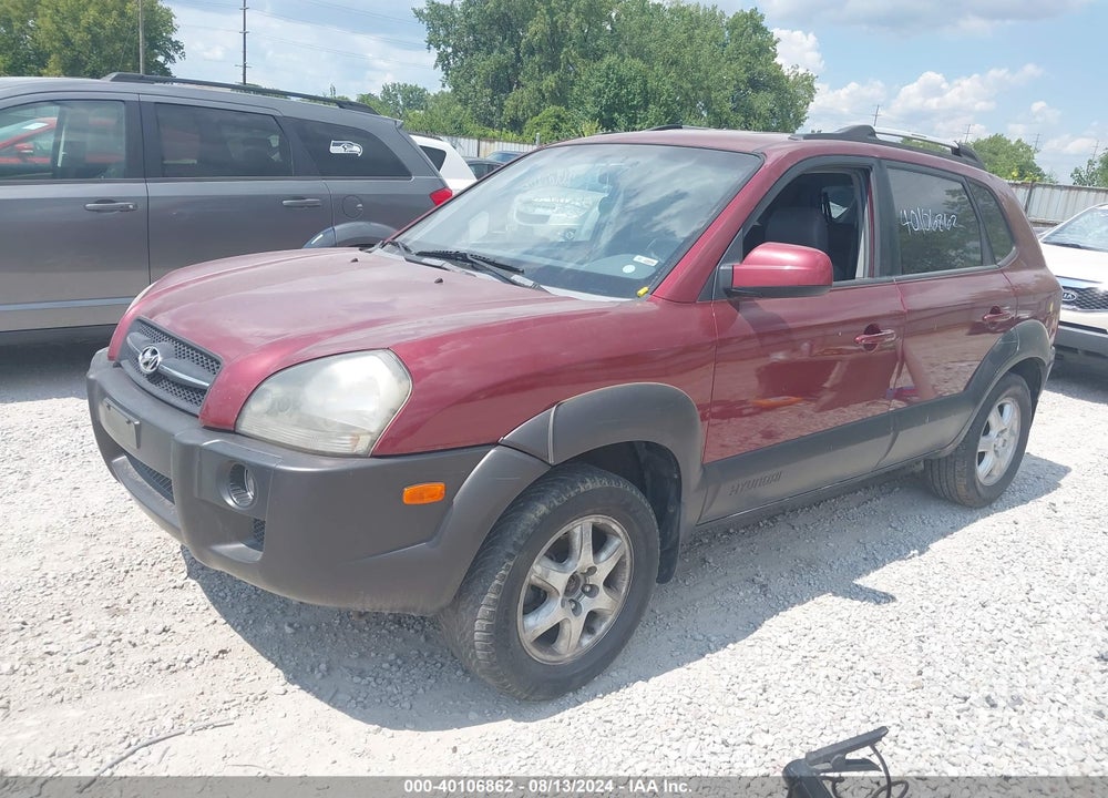 2005 HYUNDAI TUCSON GLS/LX VIN: KM8JN72D05U053324