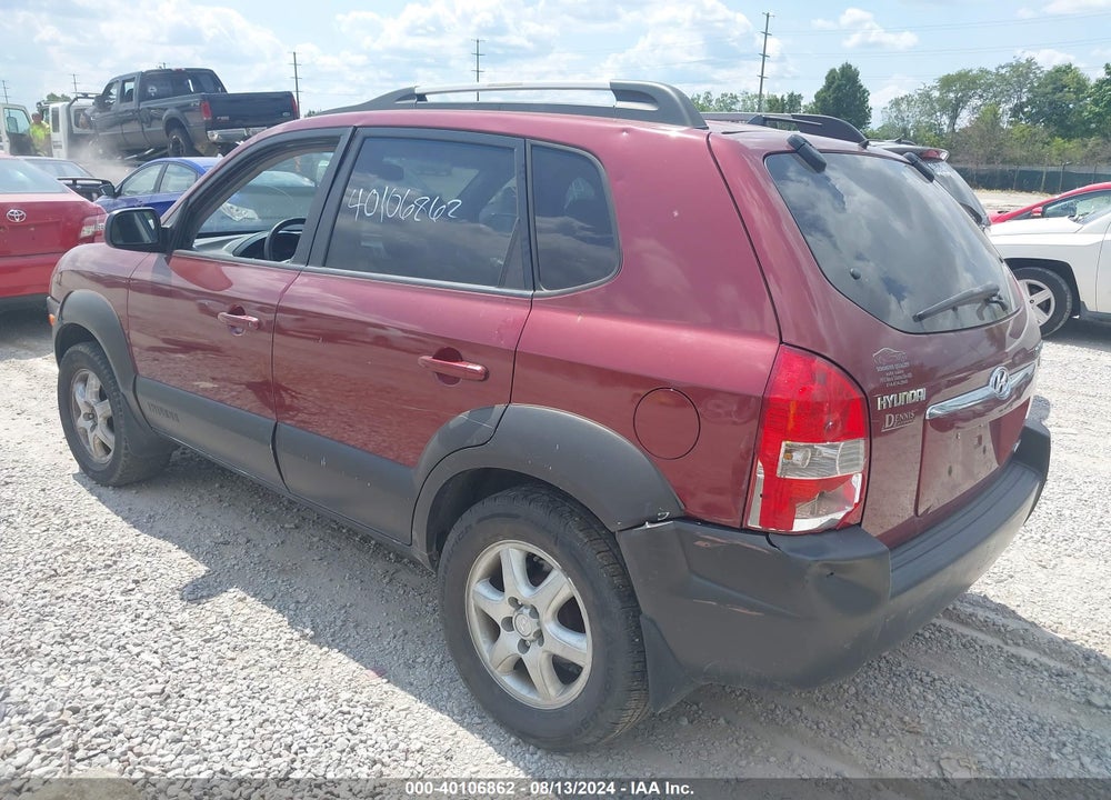 2005 HYUNDAI TUCSON GLS/LX VIN: KM8JN72D05U053324