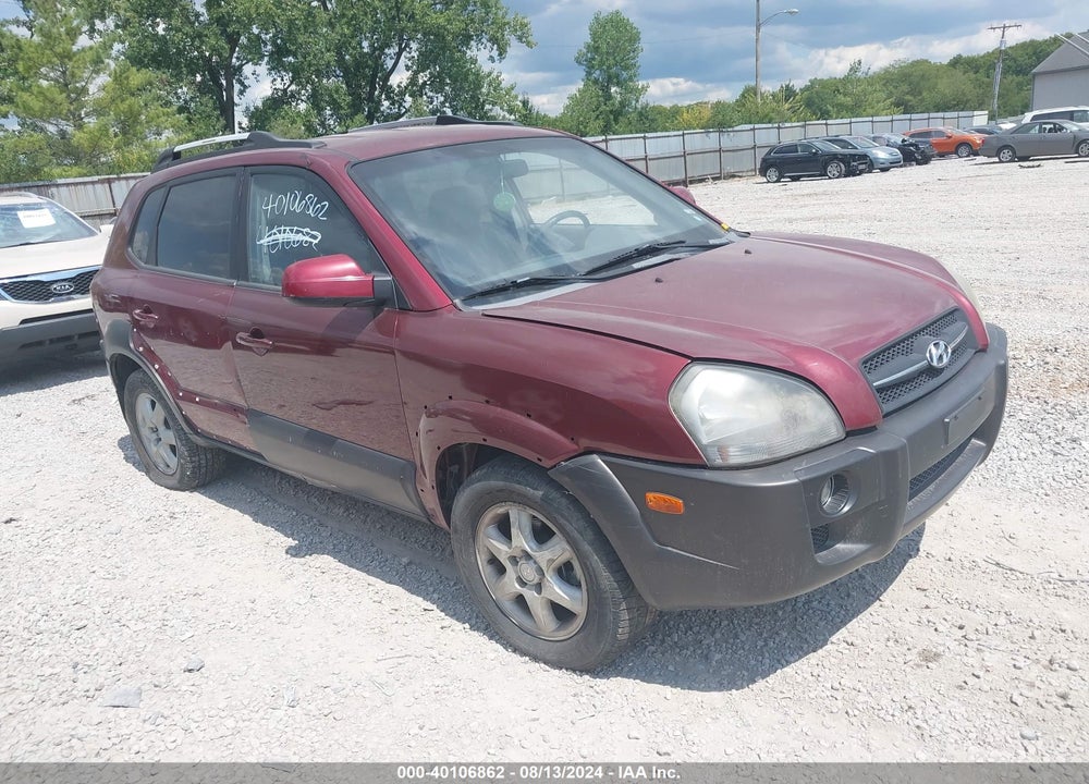 2005 HYUNDAI TUCSON GLS/LX VIN: KM8JN72D05U053324