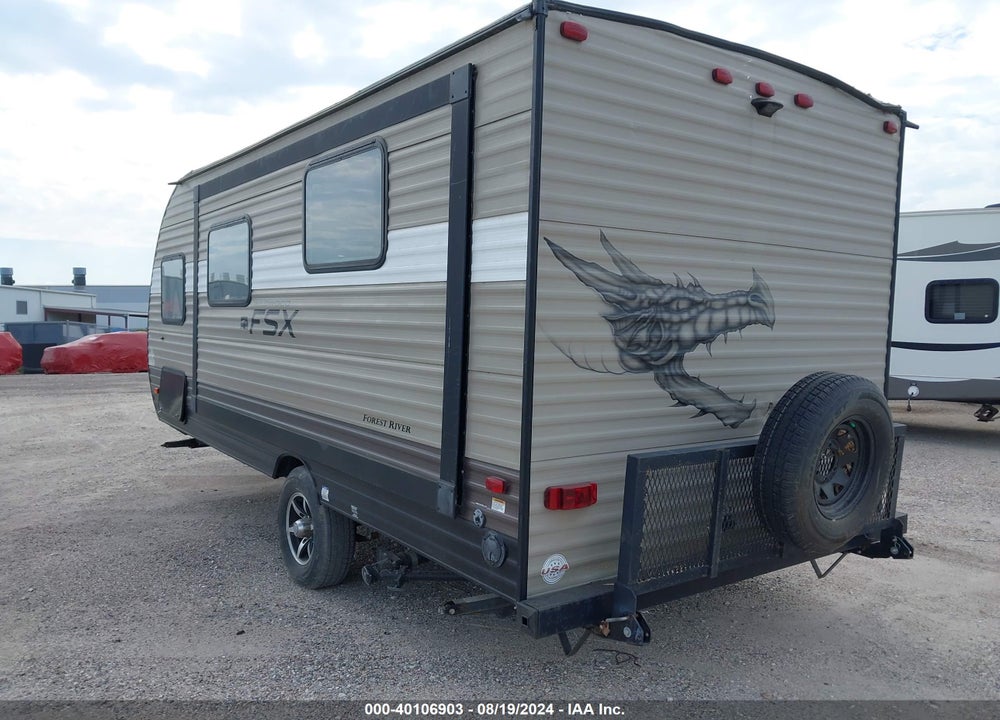 2019 FOREST RIVER WILDWOOD FSX PLUS VIN: 4X4TWDU15KY092386