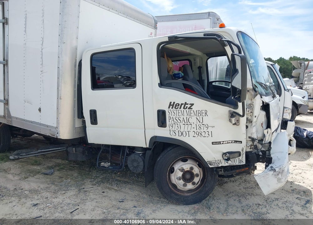 2017 ISUZU NPR HD GAS CREW VIN: 54DC4J1B1HS806805