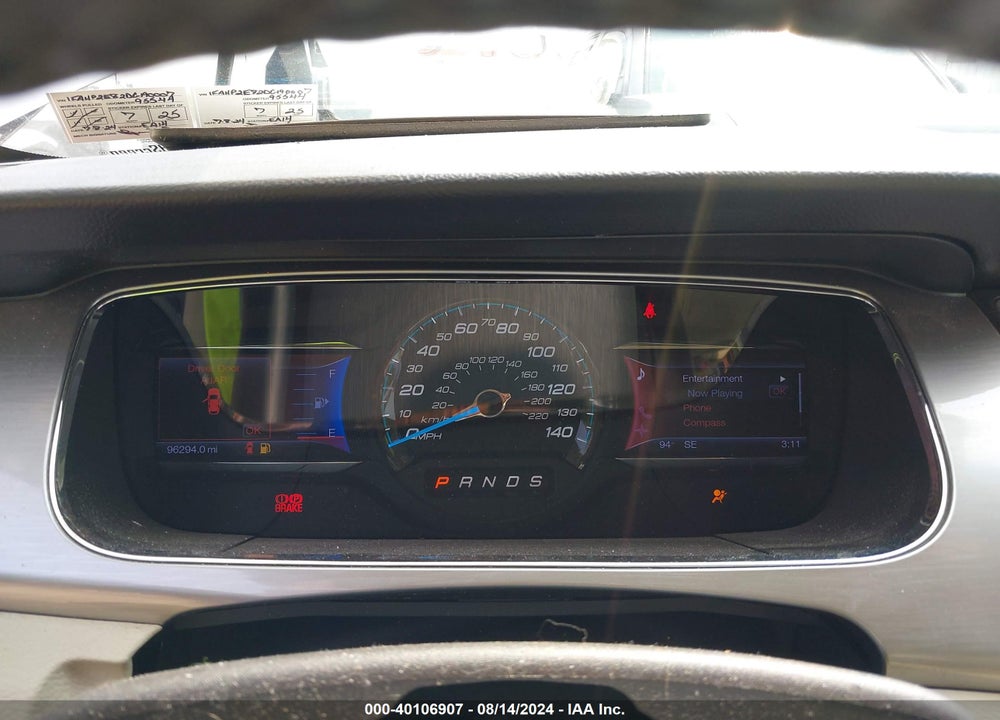 2013 FORD TAURUS SEL VIN: 1FAHP2E82DG190007