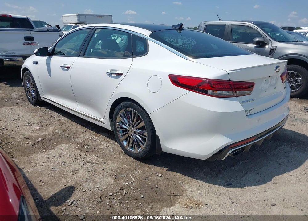 2016 KIA OPTIMA SXL TURBO VIN: 5XXGV4L20GG061698