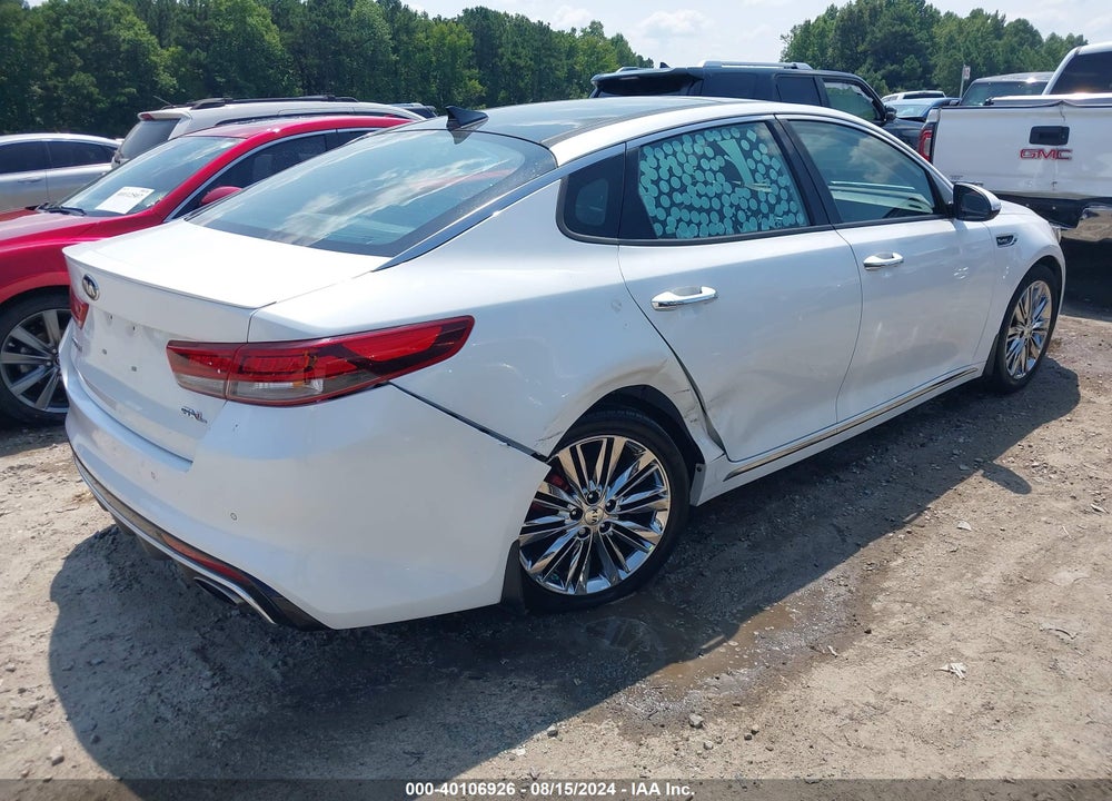 2016 KIA OPTIMA SXL TURBO VIN: 5XXGV4L20GG061698