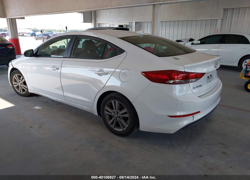 2018 HYUNDAI ELANTRA SEL VIN: 5NPD84LF0JH234919