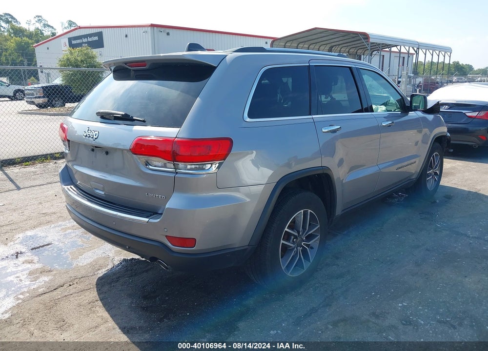 2019 JEEP GRAND CHEROKEE LIMITED 4X2 VIN: 1C4RJEBG3KC630396