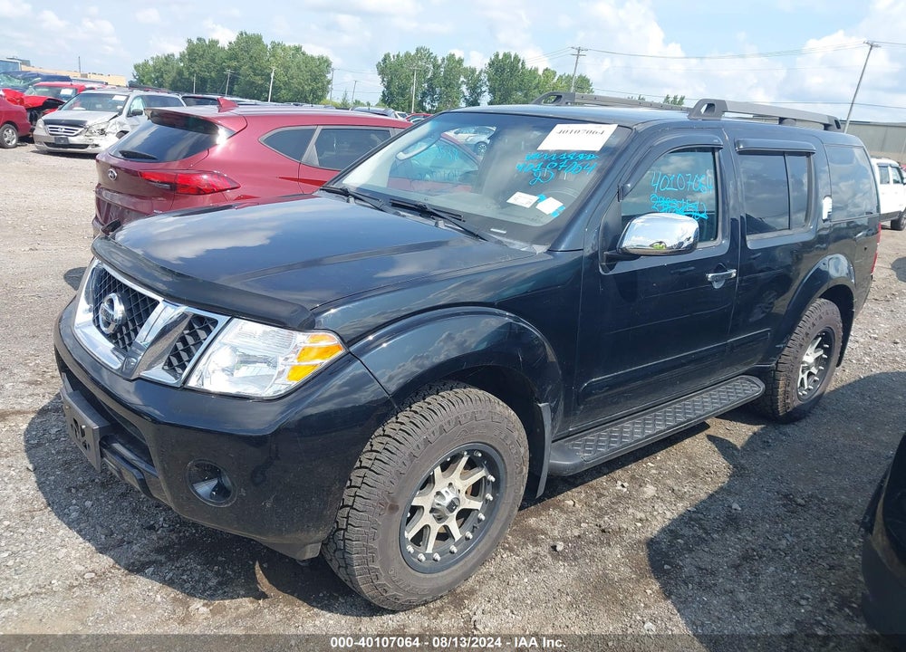 2010 NISSAN PATHFINDER SE VIN: 5N1AR1NB5AC619568
