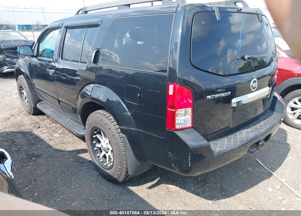2010 NISSAN PATHFINDER SE VIN: 5N1AR1NB5AC619568