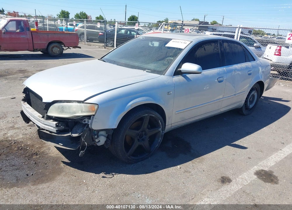 2005 AUDI A4 2.0T VIN: WAUAF68E95A448533