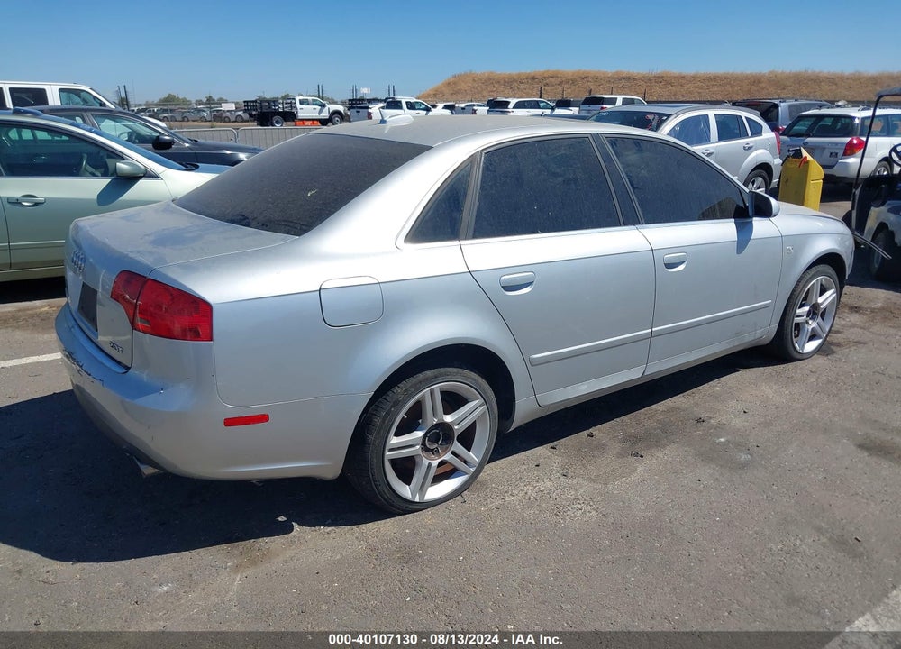 2005 AUDI A4 2.0T VIN: WAUAF68E95A448533