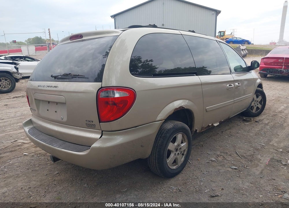 2006 DODGE GRAND CARAVAN SXT VIN: 2D4GP44L46R782536