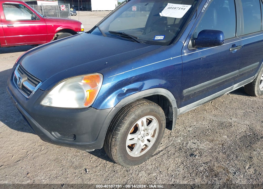 2002 HONDA CR-V EX VIN: SHSRD78812U001833