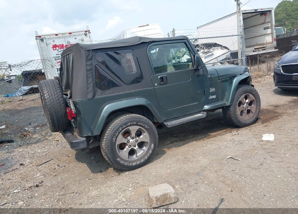2003 JEEP WRANGLER SAHARA VIN: 1J4FA59S33P376738